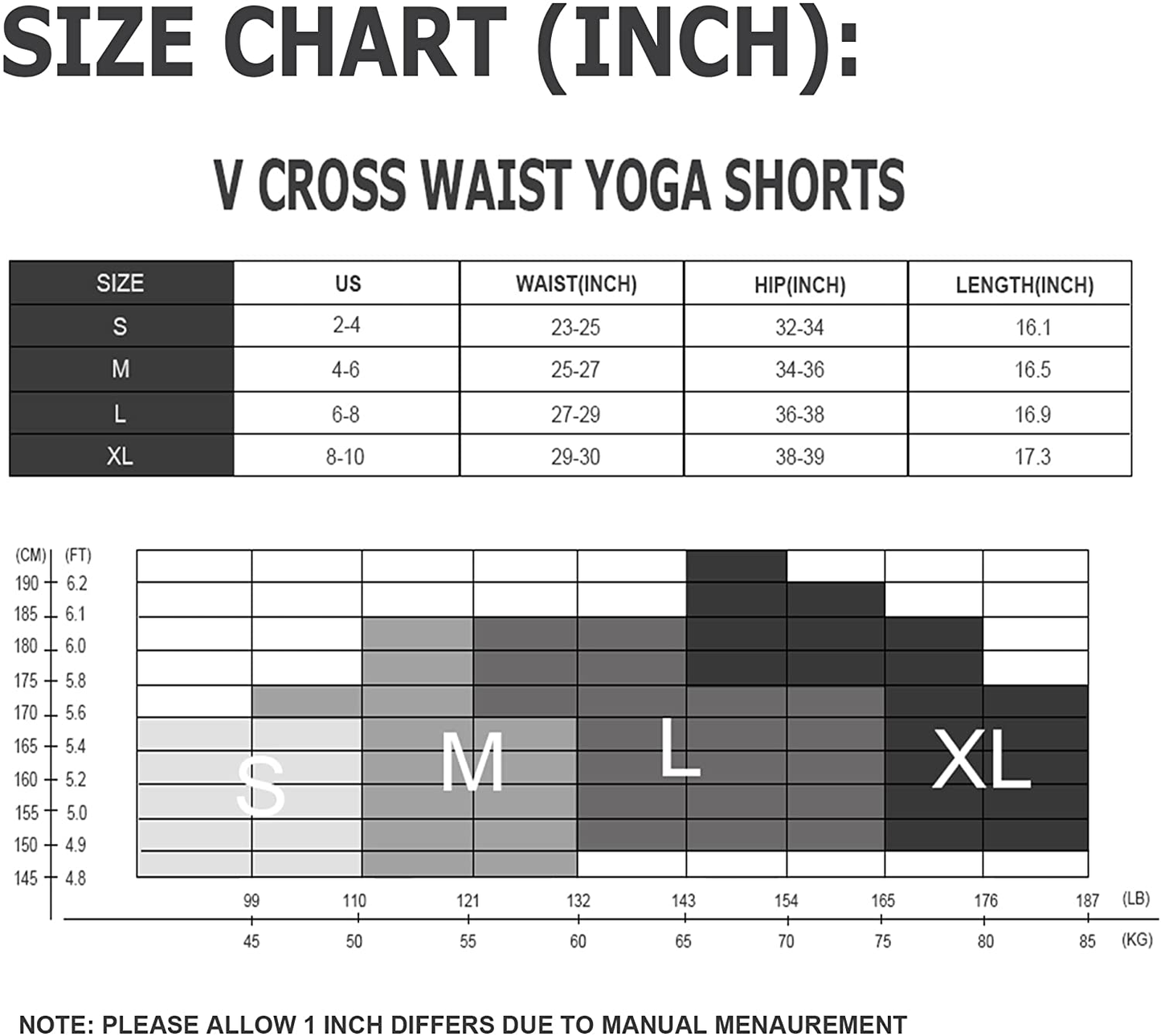 MOOSLOVER Women V Cross Waist Workout Shorts Butt Lifting High Waisted Biker Shorts Apparel & Accessories > Clothing > Shorts Kylie Max   