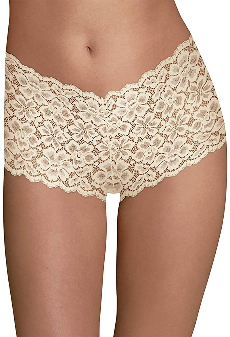 Maidenform Women'S Casual Comfort Cheeky Boyshort Apparel & Accessories > Clothing > Underwear & Socks > Underwear Maidenform Ivory 5 