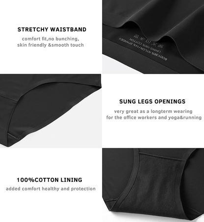 Wealurre Seamless Underwear Invisible Bikini No Show Nylon Spandex Women Panties Apparel & Accessories > Clothing > Underwear & Socks > Underwear Wealurre   