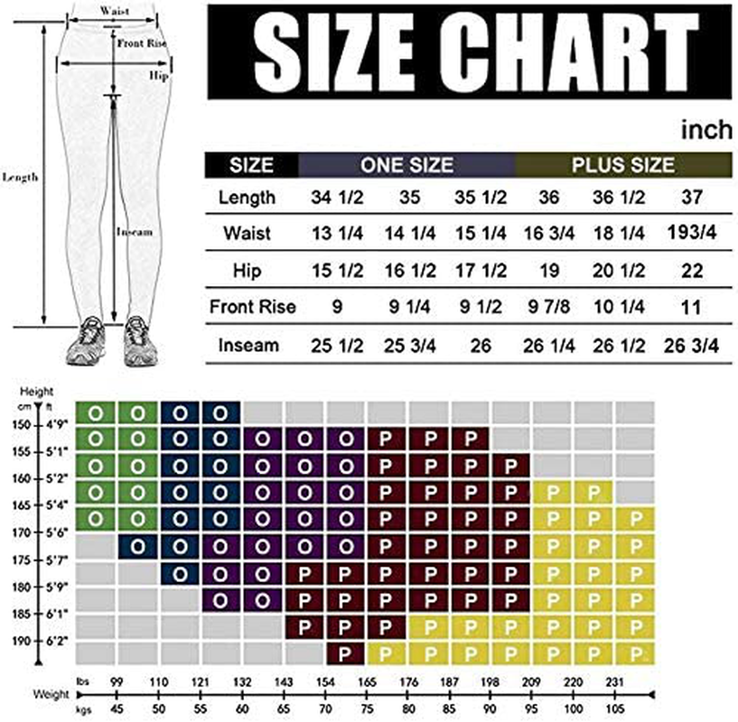 Women's Buttery Soft Leggings No See-Through High Waist Tummy Control Yoga Pants 3 Pack Spandex Workout Running Tights Apparel & Accessories > Clothing > Activewear Hi Clasmix   