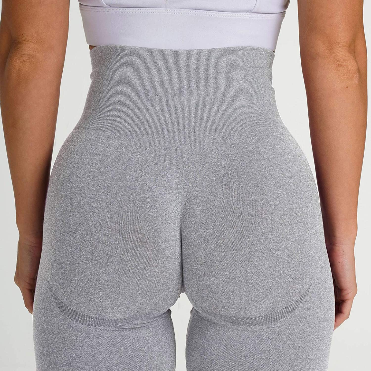 Burband Solid High Waisted Leggings for Women Regular Fit Soft Tummy Control Slimming Yoga Pants Workout Running Joggers Apparel & Accessories > Clothing > Underwear & Socks > Shapewear Burband   