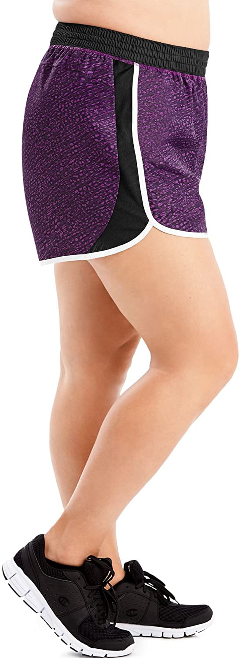 JUST MY SIZE Women'S plus Size Active Woven Run Short Apparel & Accessories > Clothing > Shorts Kylie Max   
