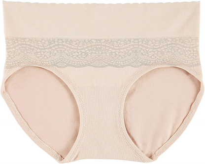 Warner'S Cloud 9 Seamless Hipster Apparel & Accessories > Clothing > Underwear & Socks > Underwear Warner's Butterscotch Beige X-Large 
