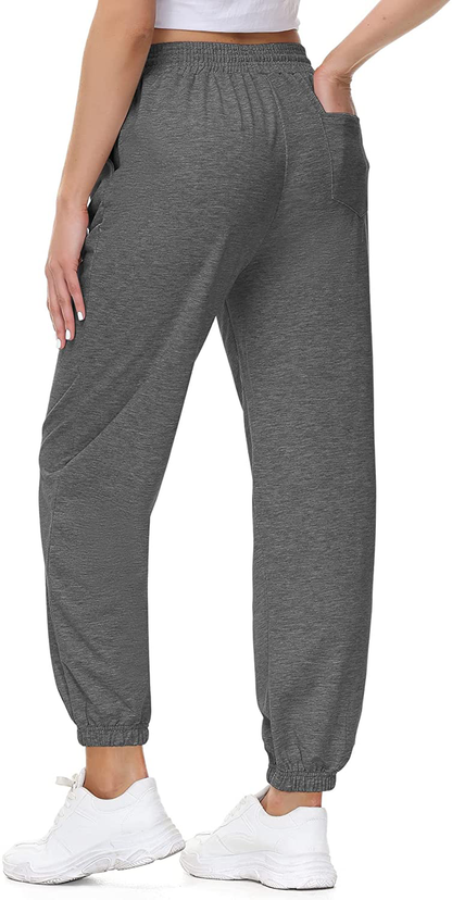 LUYAA Women'S Relaxed Fit Soft Jogger Sweatpant with Pockets for Running Yoga Workout Golf Casual Pajama Pants Apparel & Accessories > Clothing > Activewear Kylie Max   