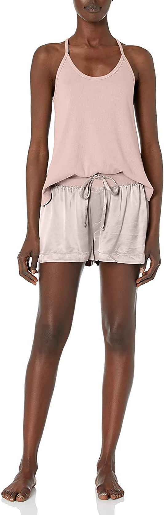 PJ Harlow Women'S Cami/Mikel, Blush, S Apparel & Accessories > Clothing > Sleepwear & Loungewear Kylie Max   