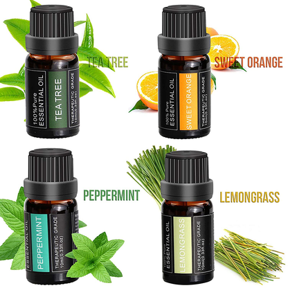 Aromatherapy Essential Oil Leather Diffuser Bracelet w/Tea Tree, Lemongrass, Orange and Peppermint -10ML/pcs, Unique Gift Ideas for Women, Girls, Friend, Mom at Anniversaries, Birthday and Christmas Arts & Entertainment > Party & Celebration > Gift Giving SOMORA   