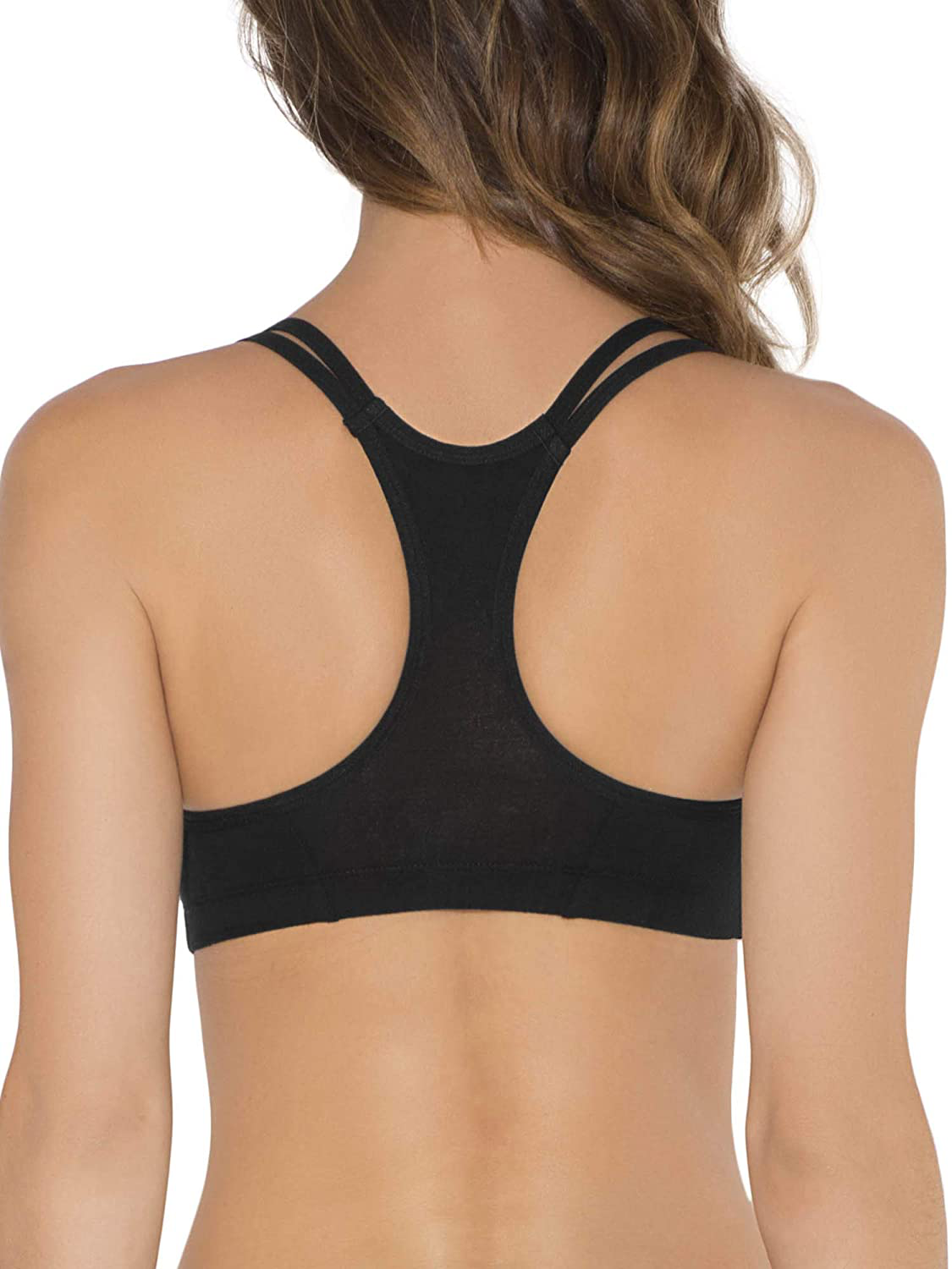 Fruit of the Loom Women'S Spaghetti Strap Cotton Pullover Sports Bra Apparel & Accessories > Clothing > Underwear & Socks > Bras Kylie Max   