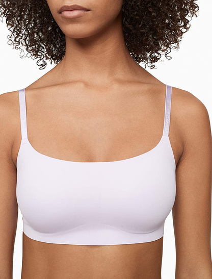 Calvin Klein Women'S Invisibles Comfort Seamless Adjustable Skinny Strap Bralette Bra Apparel & Accessories > Clothing > Underwear & Socks > Bras Kylie Max   