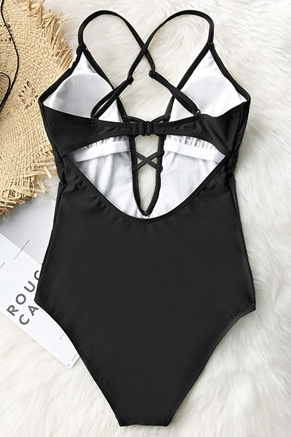 CUPSHE Fashion Women's Ladies Vintage Lace Bikini Sets Beach Swimwear Bathing Suit Apparel & Accessories > Clothing > Swimwear KYLIE MAX   