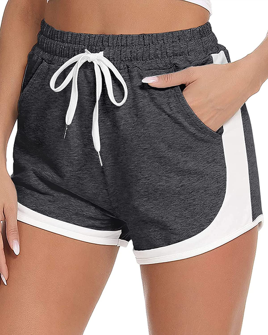 WIHOLL Womens Shorts for Summer Workout Running Shorts with Pockets Drawstring Apparel & Accessories > Clothing > Shorts Kylie Max   