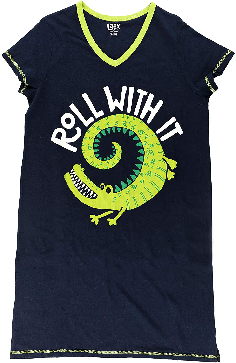Lazy One V-Neck Nightshirts for Women, Animal Designs Apparel & Accessories > Clothing > Sleepwear & Loungewear > Nightgowns Kylie Max   