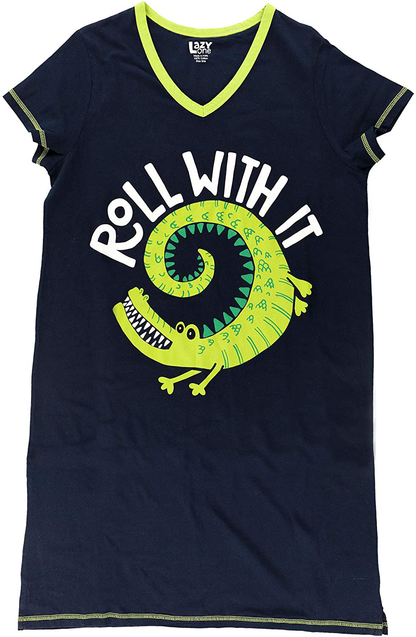 Lazy One V-Neck Nightshirts for Women, Animal Designs Apparel & Accessories > Clothing > Sleepwear & Loungewear > Nightgowns Kylie Max   