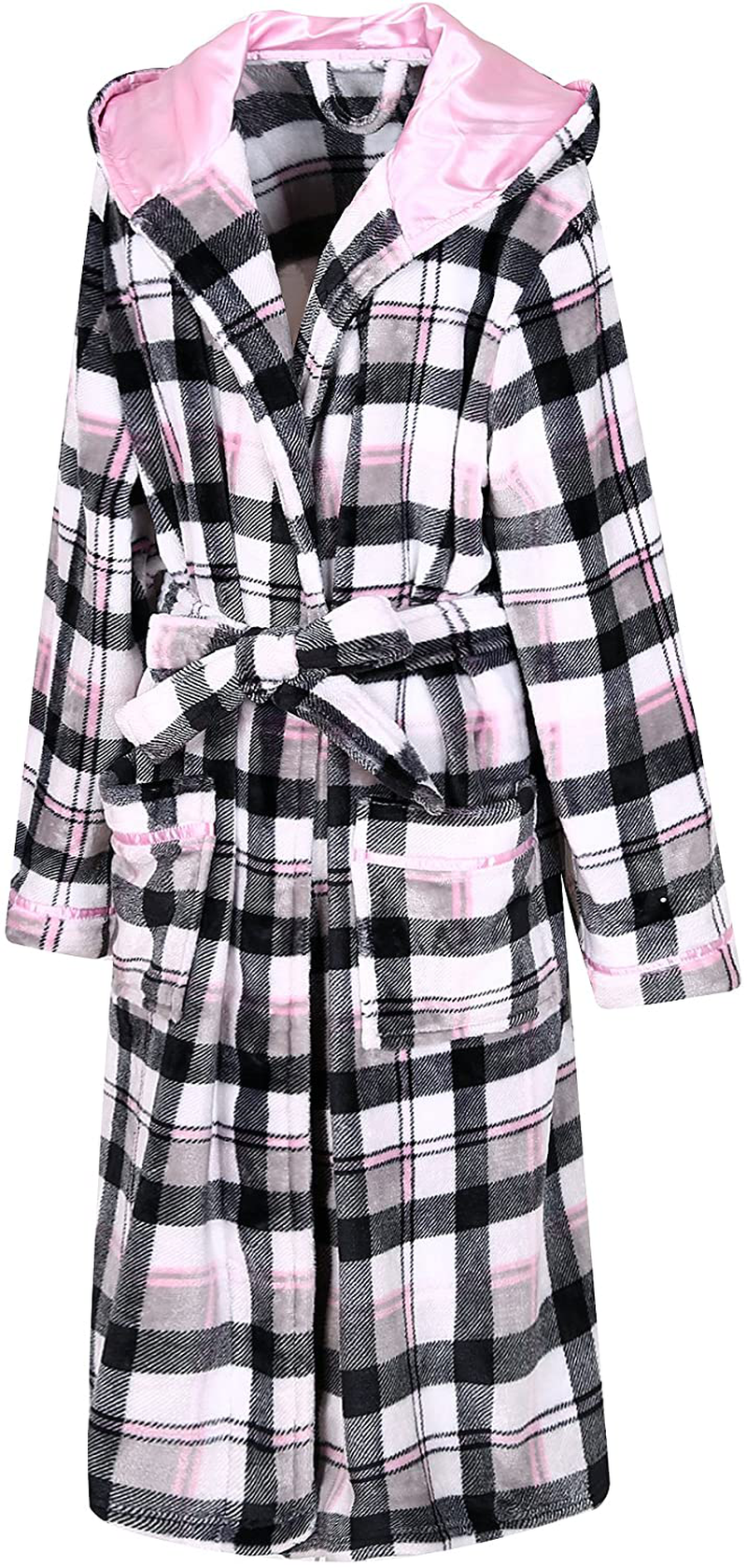 Richie House Women'S Plush Soft Warm Fleece Bathrobe Robe RH1591 Apparel & Accessories > Clothing > Sleepwear & Loungewear > Robes Richie House   