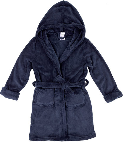 Leveret Kids Robe Boys Girls Solid Hooded Fleece Sleep Robe Bathrobe (2 Toddler-16 Years) Variety of Colors Apparel & Accessories > Clothing > Sleepwear & Loungewear > Robes Kylie Max   