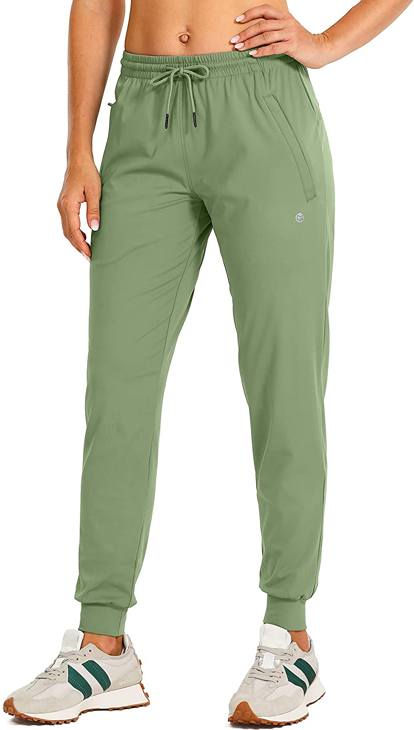 G Gradual Women'S Joggers Pants with Zipper Pockets Tapered Running Sweatpants for Women Lounge, Jogging Apparel & Accessories > Clothing > Activewear Kylie Max   