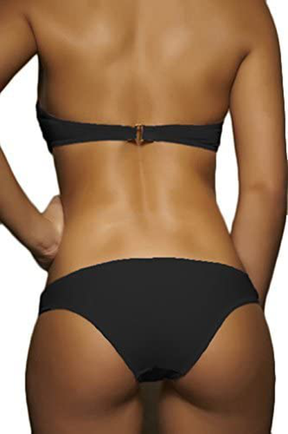 Imilan Twist Bandeau Bikini Set Swimwear Swimsuit for Women Apparel & Accessories > Clothing > Swimwear Imilan   
