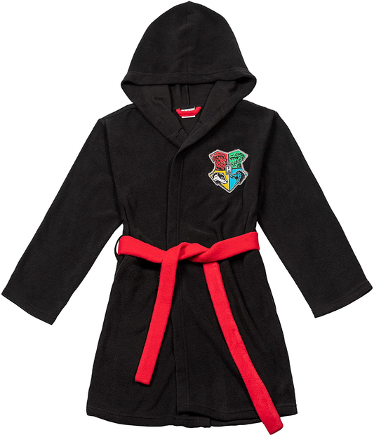 Harry Potter Hogwarts Little/Big Kids Fleece Long Sleeve Pajama Hooded Robe Apparel & Accessories > Clothing > Sleepwear & Loungewear > Robes Kylie Max   