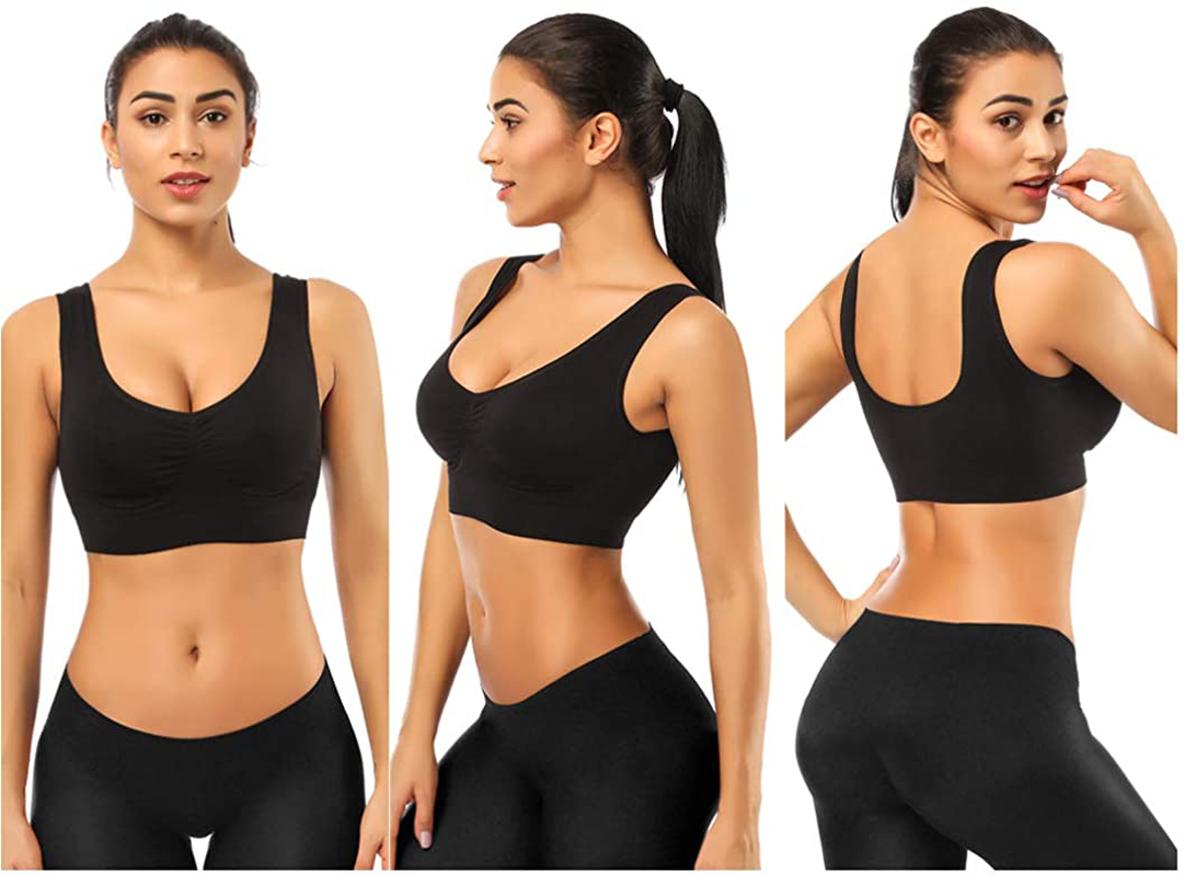 BESTENA Sports Bras for Women, Seamless Comfortable Yoga Bra with Removable Pads Apparel & Accessories > Clothing > Underwear & Socks > Bras Kylie Max   