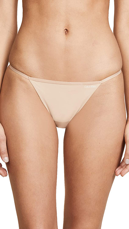 Calvin Klein Underwear Women's Sleek Model Thong Apparel & Accessories > Clothing > Underwear & Socks > Underwear Calvin Klein Bare Medium 