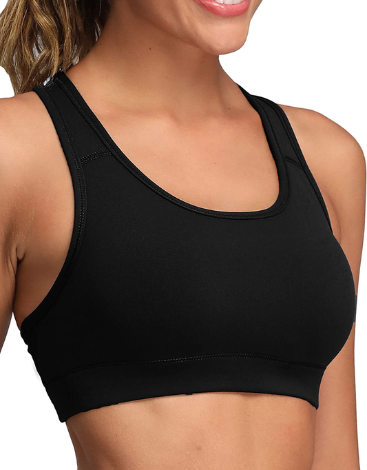 Oalka Women'S Racerback Sports Fitness Support Workout Running Bras Apparel & Accessories > Clothing > Underwear & Socks > Bras Kylie Max   