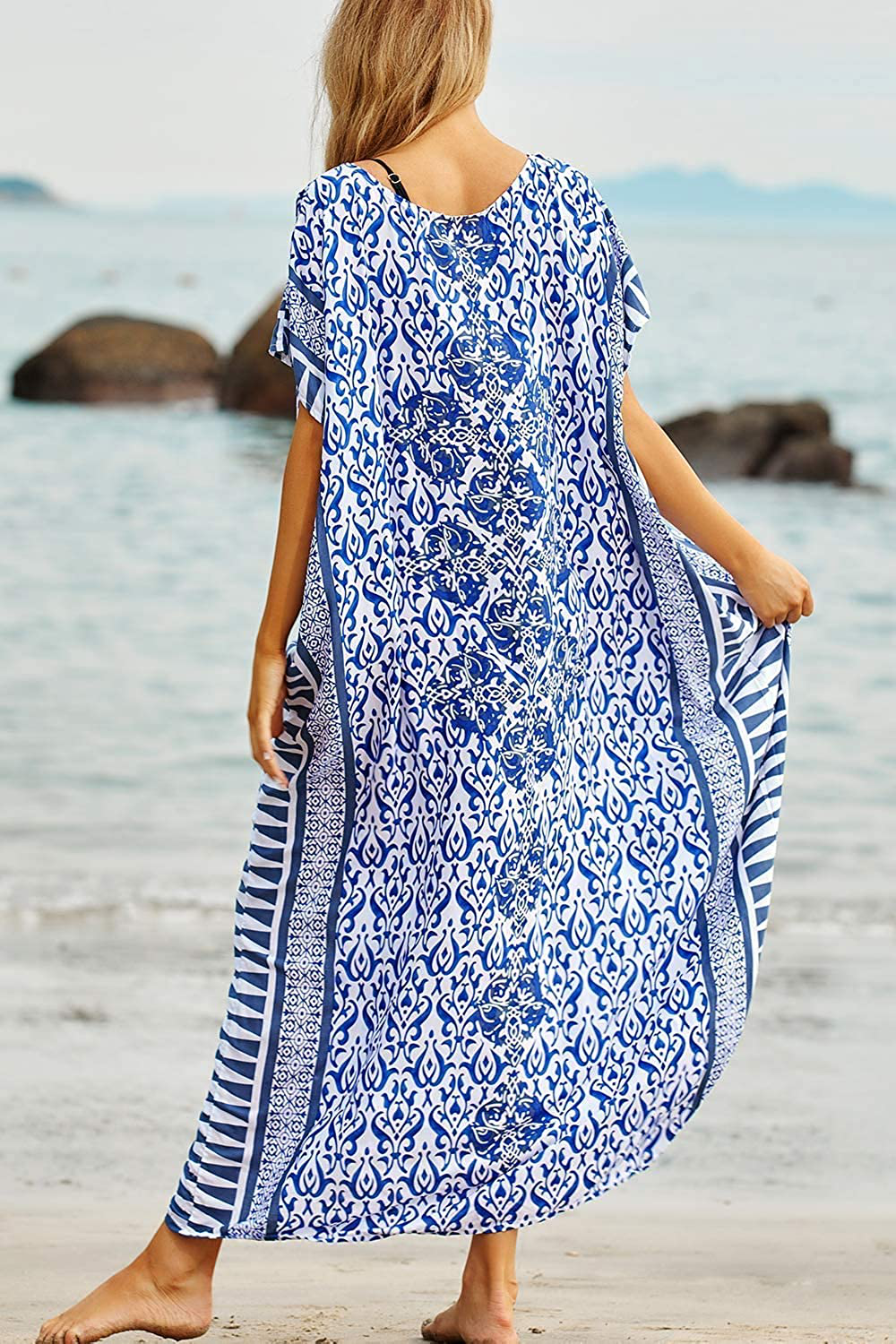 Swimsuit Cover Ups for Women plus Size Beachwear Bathing Suit Cover up Light Apparel & Accessories > Clothing > Swimwear Kylie Max   