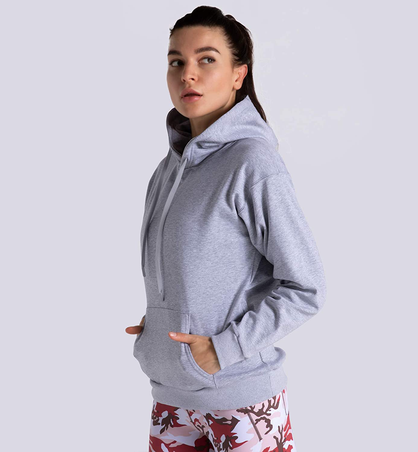 Women'S Basic Pullover Hoodie Loose Fit Ultra Soft Fleece Hooded Sweatshirt with Pockets Apparel & Accessories > Clothing > Activewear Kylie Max   
