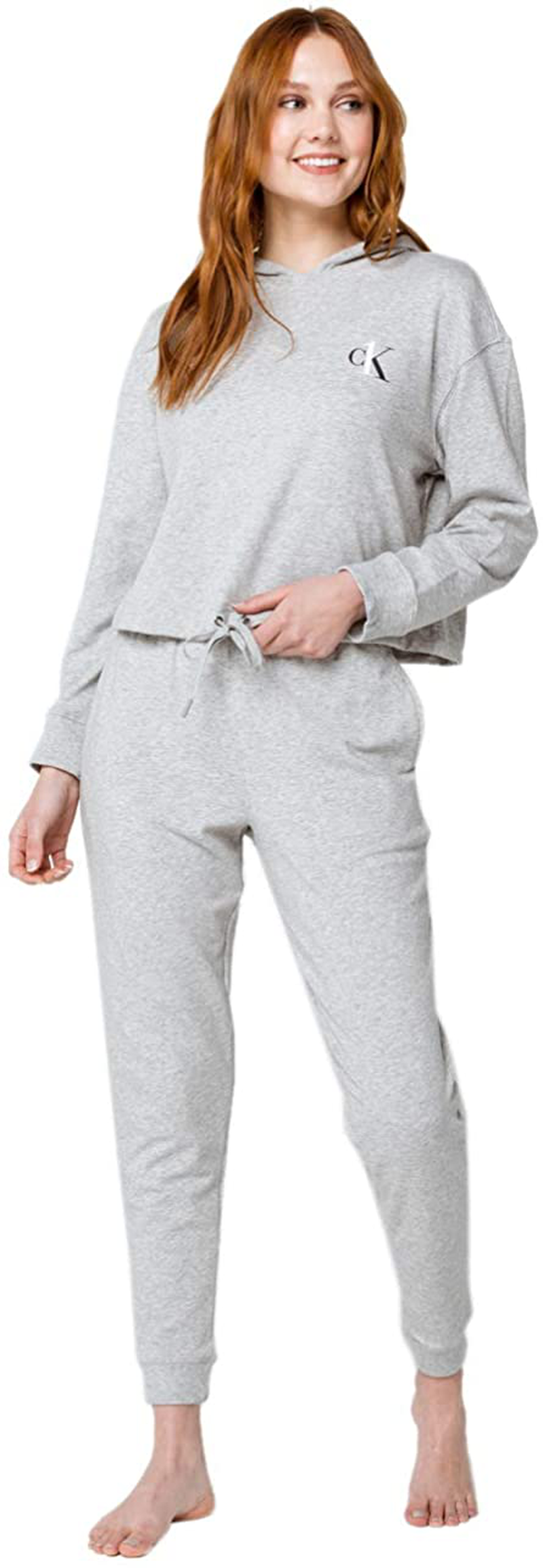 Calvin Klein Women'S Ck One Cotton Jogger Sweatpants Apparel & Accessories > Clothing > Activewear Kylie Max   