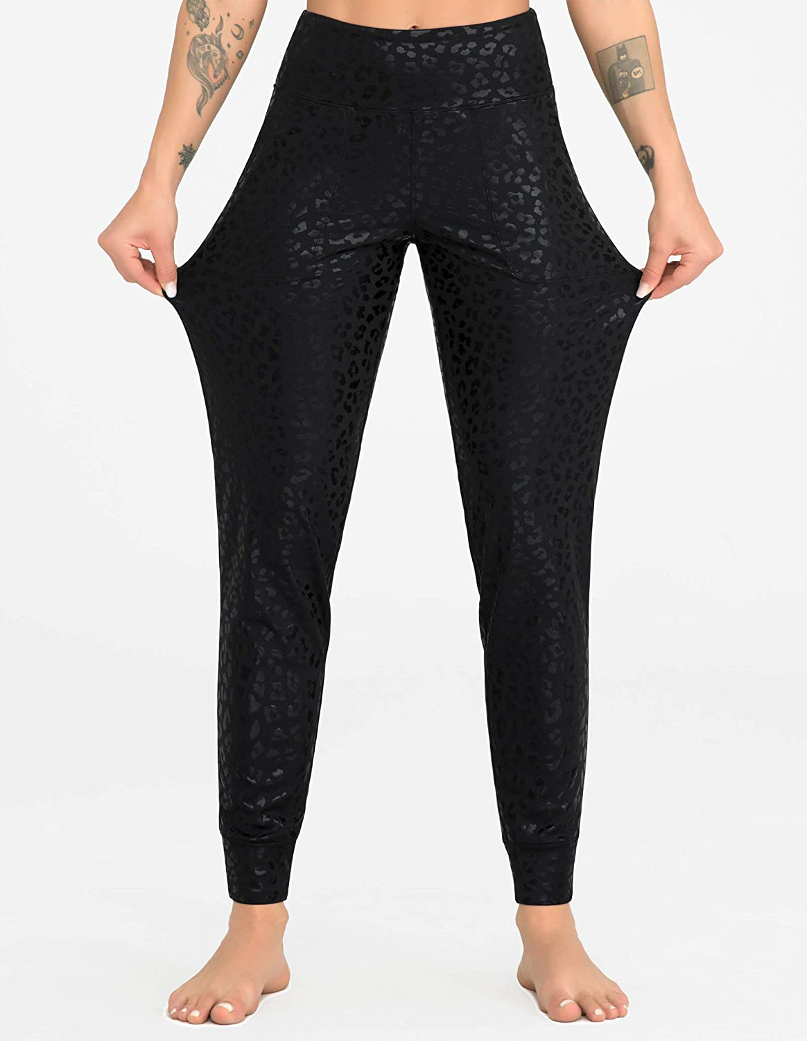 Dragon Fit Joggers for Women with Pockets,High Waist Workout Yoga Tapered Sweatpants Women'S Lounge Pants Apparel & Accessories > Clothing > Activewear Kylie Max   