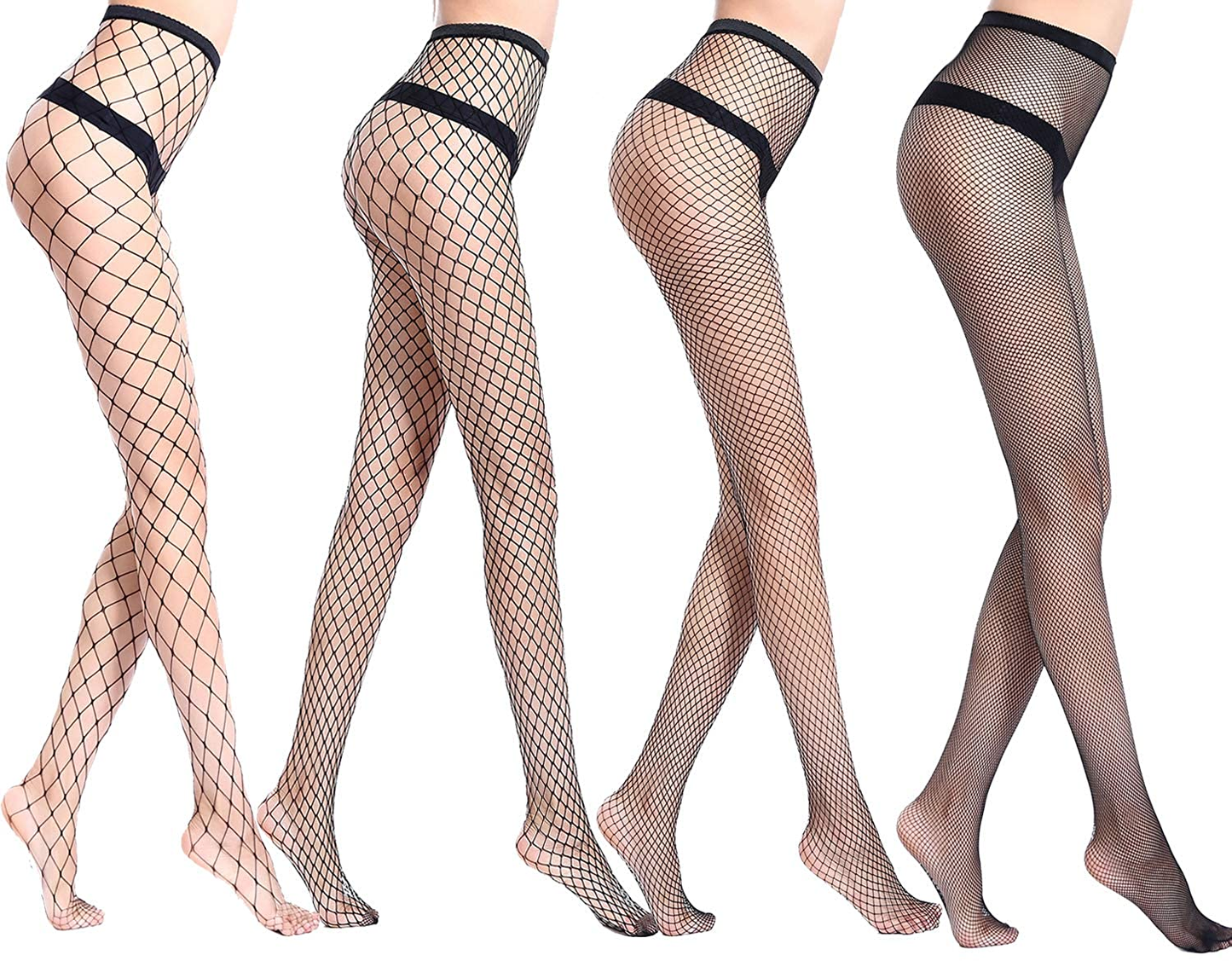 Fullsexy plus Size Fishnet Stockings, Fishnet Tights Thigh High Stockings Pantyhose for Women Apparel & Accessories > Clothing > Underwear & Socks > Shapewear FULLSEXY   
