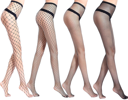 Fullsexy plus Size Fishnet Stockings, Fishnet Tights Thigh High Stockings Pantyhose for Women Apparel & Accessories > Clothing > Underwear & Socks > Shapewear FULLSEXY   