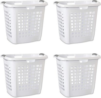Sterilite 12258004 Ultra Easy Carry Hamper, White Hamper W/Titanium Inserts, 4-Pack Apparel & Accessories > Clothing > Underwear & Socks > Underwear Sterilite   