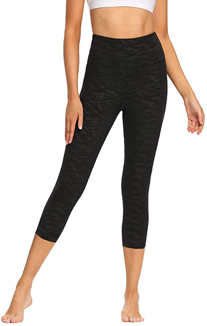 GAYHAY High Waisted Capri Leggings for Women - Soft Slim Tummy Control - Exercise Pants for Running Cycling Yoga Workout Apparel & Accessories > Clothing > Activewear Gayhay   