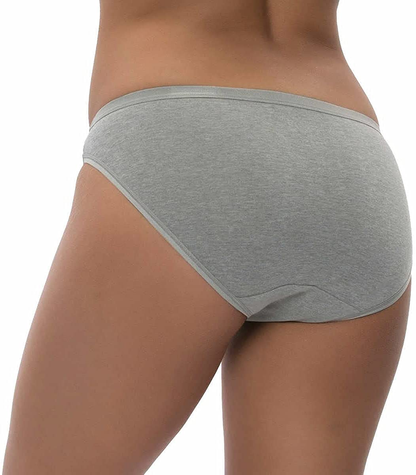 Felina Womens 6 Pack Organic Cotton Stretch Bikini Apparel & Accessories > Clothing > Underwear & Socks > Underwear KYLIE MAX   