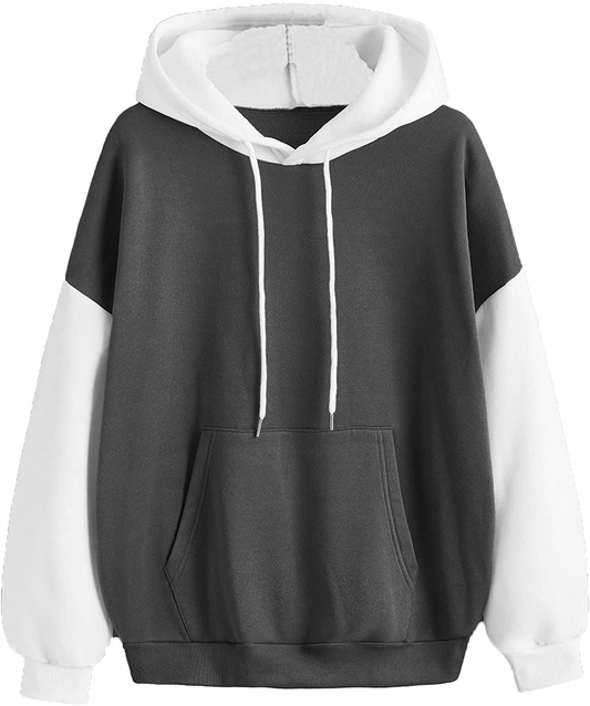 Verdusa Women'S Embroidery Long Sleeve Drawstring Pullover Top Hoodie Sweatshirt Apparel & Accessories > Clothing > Activewear Kylie Max   