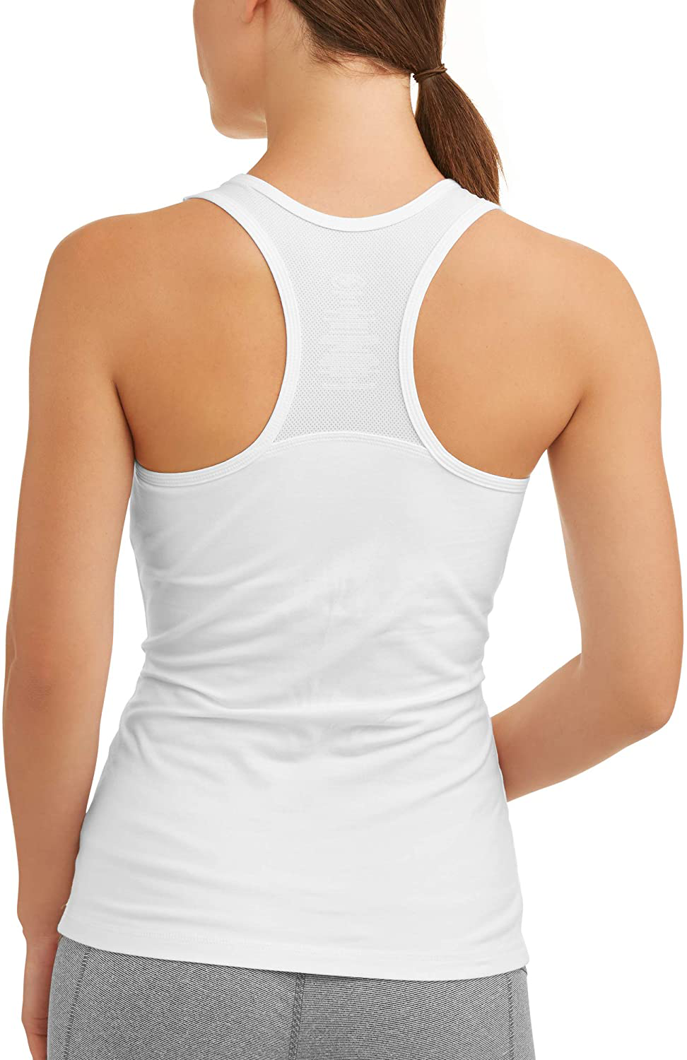 Athletic Works Women'S Dri More Core Shelf-Bra Racerback Tank Top Apparel & Accessories > Clothing > Activewear Kylie Max   