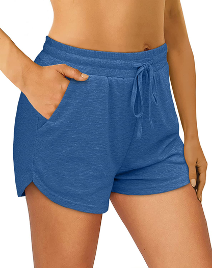 OFEEFAN Womens Athletic Shorts Running Dolphin Shorts with Pockets and Drawstring Apparel & Accessories > Clothing > Shorts Kylie Max   
