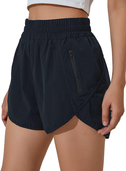 BMJL Women'S Running Shorts Elastic High Waisted Shorts Pocket Sporty Workout Shorts Quick Dry Athletic Shorts Pants Apparel & Accessories > Clothing > Shorts Kylie Max   