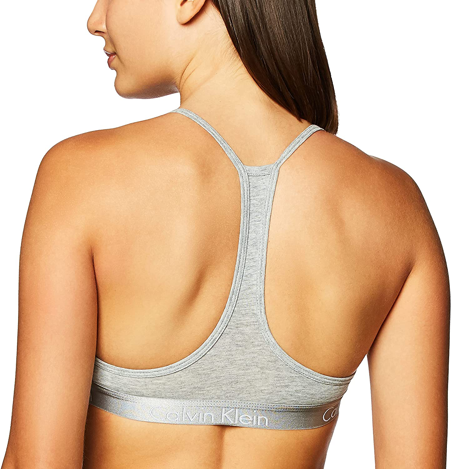 Calvin Klein Women'S Motive Cotton Lightly Lined Bralette Apparel & Accessories > Clothing > Underwear & Socks > Bras Kylie Max   