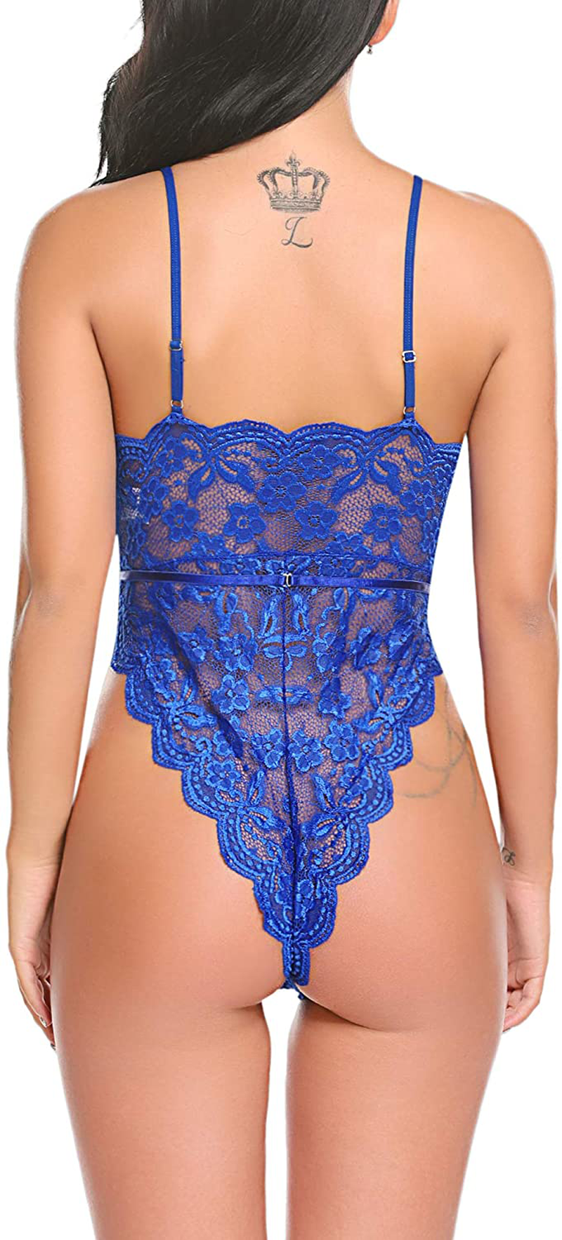 Avidlove Women Teddy Lingerie One Piece Babydoll Mini Bodysuit Apparel & Accessories > Clothing > Underwear & Socks > Lingerie Kylie Max   