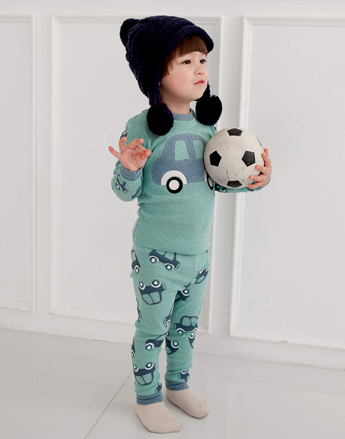 VAENAIT BABY Toddler Kids Boys Girls 100% Cotton Jaws Truck Dino Snug Fit Sleepwear Pajama Pjs Set Apparel & Accessories > Clothing > Sleepwear & Loungewear > Pajamas Kylie Max   