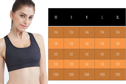 Oalka Women'S Racerback Sports Fitness Support Workout Running Bras Apparel & Accessories > Clothing > Underwear & Socks > Bras Kylie Max   