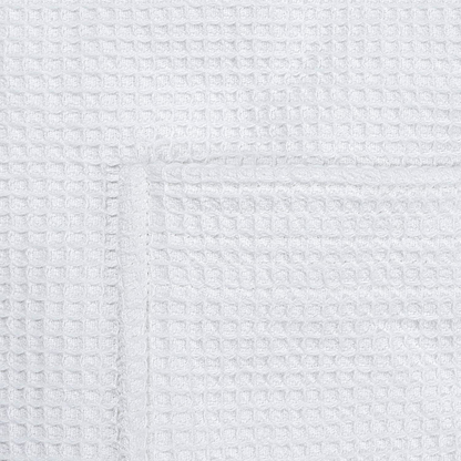 Luxury White Spa Bathrobe Unisex - Cotton Waffle Exterior, Terry Towel Interior Apparel & Accessories > Clothing > Sleepwear & Loungewear > Robes Kylie Max   