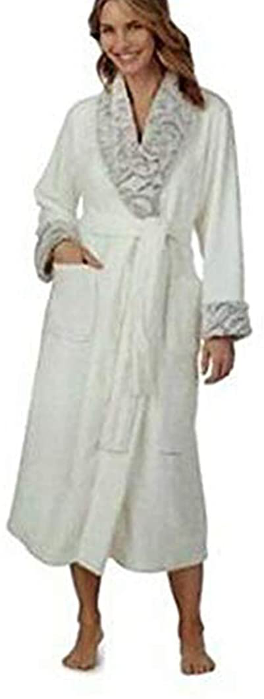 Carole Hochman Ladies' Plush Wrap Robe Apparel & Accessories > Clothing > Sleepwear & Loungewear > Robes Kylie Max   