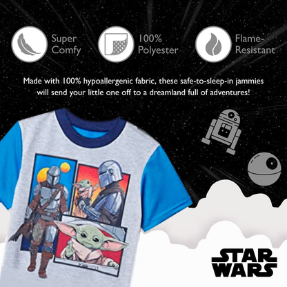 Star Wars Boys' Pajama Set Apparel & Accessories > Clothing > Sleepwear & Loungewear > Pajamas Kylie Max   