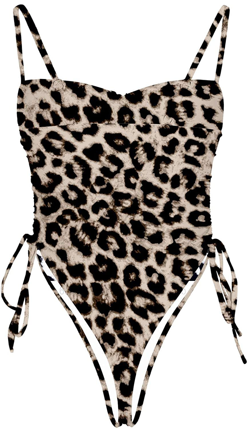 Ioiom Womens Sexy High Waisted One Piece Swimsuit Tummy Control Swimwear Apparel & Accessories > Clothing > Swimwear Kylie Max   