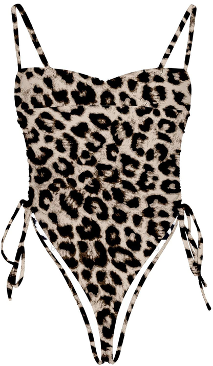 Ioiom Womens Sexy High Waisted One Piece Swimsuit Tummy Control Swimwear Apparel & Accessories > Clothing > Swimwear Kylie Max   