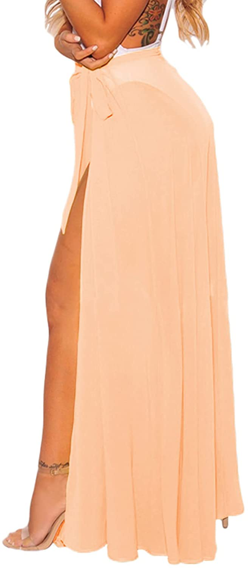 LIENRIDY Women'S Swimsuit Cover up Summer Beach Wrap Skirt Swimwear Bikini Cover-Ups Apparel & Accessories > Clothing > Swimwear Kylie Max   