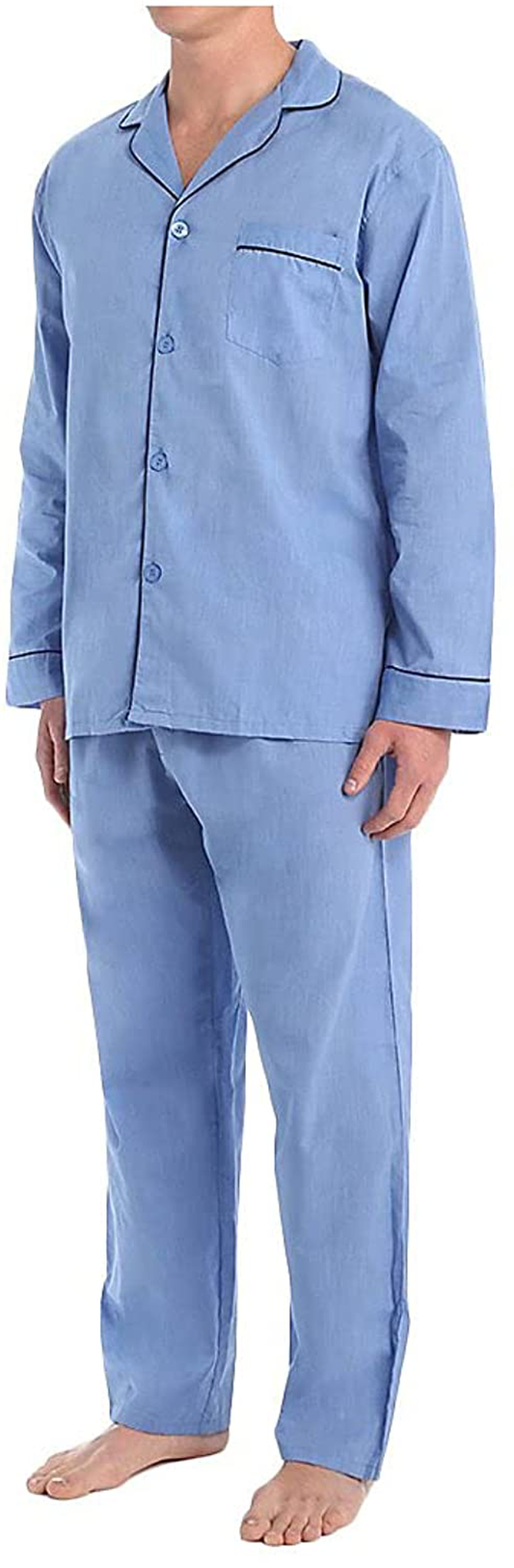Hanes Men'S Broadcloth Pajama Set Apparel & Accessories > Clothing > Sleepwear & Loungewear > Pajamas Kylie Max   