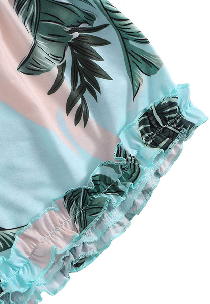 Shein Women'S Summer Floral Print Cami Top and Shorts Pajamas Set Apparel & Accessories > Clothing > Sleepwear & Loungewear Kylie Max   