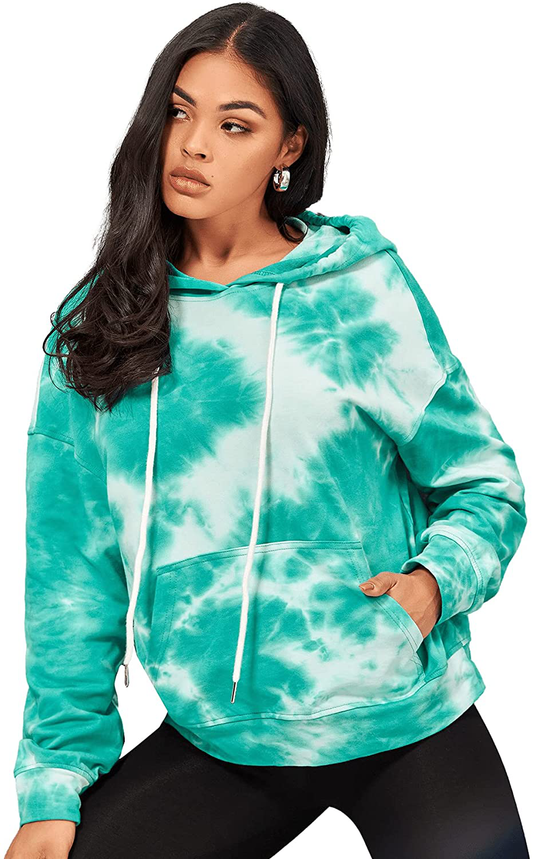 Sweatyrocks Women'S Casual Heart Print Long Sleeve Pullover Hoodie Sweatshirt Tops Apparel & Accessories > Clothing > Activewear Kylie Max   